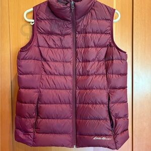 Eddie Bauer Red 650 down vest